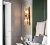 GWJKG Crystal Luxury Soggiorno Lampada murale Oro Camera da Letto Sfondo LED Fascia Alta Fidutri Interno, soffitto di Illuminazione a Sospensione (12 cm)