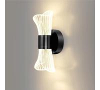 GWJKG Lampada a Parete acrilica Moderna per la Camera da Letto corridoio sconde l'illuminazione (Scuro)