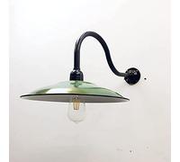 GWJKG Lampada a Parete Verde intamello Vintage Illuminazione Esterna Interna -Pioggia Camera da Letto, Biblioteca, Percorso terrazza - Classico Vecchio Decorazioni, Perfetto per la casa e Il Giardino