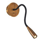 GWJKG Lampada Collo Cero in Bronzo - Luce Lettura al con Interruttore Tipo di Nave, Applique a Parete da Letto, Ufficio, Studio e Decorazioni la Camera per Bambini