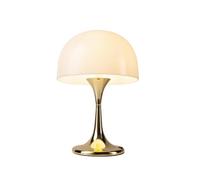 GWJKG Lampada da Tavolo a di Funghi Moderni ed Eleganti, Base in Metallo parapshade Acrilico, Office Night Light Adatto per Soggiorno, dormitorio, Ufficio, (Oro)