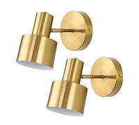 GWJKG Lampada Dorata Wireless remoto con Alimentazione a Batteria per la Fattoria della Parete TV e Lettura del Comodino Easy Installazione Senza Fili