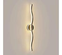 GWJKG Lampada Parete LED Moderna, Luce a Strisce lineari Lunghe 120 cm, Piano da Comodino in Metallo, Illuminazione Decorativa per Soggiorno Minimalista, Dispositivo Interno ad Alta efficienza