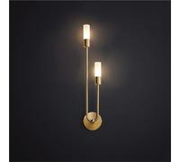 GWJKG Lampada Parete toeletta Moderna in Oro Nero Moderno - Montaggio di Ottone Antico Camera da Letto, Soggiorno, Bagno, corridoio e Decorazione per la casa dell'hotel, a Lungo Termine