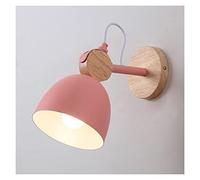 GWJKG Lampade a Parete e pareti Macchero colorato Dome Sconcetto Luce 1 Simpulla Light Metal Rotacolo Muro Moderno Elettrodomestici la Camera da Letto Ragazzi per Ragazze