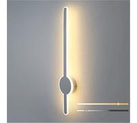GWJKG Lampade Interne dimmerabili con luminosità Regolabile, Lunghe Strisce su Giù Le pareti, in Alluminio luci Parete a Barre Acrilico per Soggiorno, Camera da Letto, corridoio e Scale (80 cm)