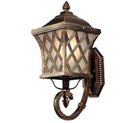 GWJKG Lampe Murale Lampade Esterni Attacco da con sensore fotocellula, luci di Portico Impermeabile Esterno Illuminazione Lanterna a Parete Esterna per casa, Garage, Porta luminai