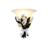 GWJKG Lampetto Moderna Luce Interna con Cappuccetto Glassa per Stanza da Pranzo e Camera, Ambiente Romantico ed Elegante