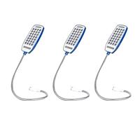 GWJKG Lampina da Letto Elettroluminescente Cattiva Fusione Non-Bloccante con Testa Flexibile per Studio e Lavoro