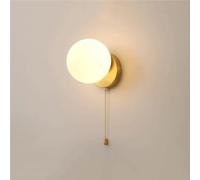 GWJKG Lampo Mid-Centenario, Lampada in Bronzo con Specchio di Vetro e Schermo Ad Acquisto, Accessori per Scaffale sul Muro per Casa Rustica, Sala da Pranzo, Pianza, Corridoio, Cucina