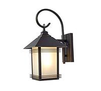 GWJKG Luce da Parete Esterna Stile Europeo lampadario Esterno in Alluminio Artigianale Lampada a Creativa Acqua di Vetro Appeso corridoio Cortile Giardino Sospensione Impermeabile