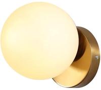 GWJKG Luci da Interno in Stile Nordico Lampada LED con Sfera di Vetro, lampade a Parete Moderne e appuncinazione dell'illuminazione Decorativa per Il soggio