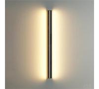 GWJKG Luci da Parete Interno Moderna LED LAMPAGNO MINIMALISTRISTA Nera RETTANGULARE con Long CARNA, LAMPARE Molto CONTEMPORI E Donne APPRIMUTO LIMINE Decorativo per Il SOGGIORO Camera (Luce COLDA, 60