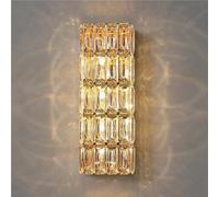 GWJKG Moderno Oro Lungo Lampada Parete vanità cristallina lineare Lunghe per la Camera da Letto del Bagno corridoio della Porta Foyer