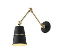 GWJKG murale Moderna Arti Creativa Nordic Applique Studio Camera da Letto retrò Armato Braccio Lungo Parete della Lampada Pieghevole