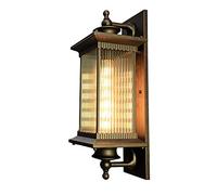 GWJKG Outdoor Square Light IP54 Waterproof Garden Lantern Balcony Wall Lamp Villa Patio Stylish