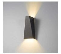 GWJKG pareti a Moderne dall'alto Verso Il Fondo 10 W per Lampada Parete Interna, Scala, Camera da Letto, corridoio di Lettura, Soggiorno, Balcone, Luce Interno Decorativa (Nero, b