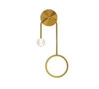 GWJKG Pendola muraletta Moderna e Lussuosa in Rame, Adatto alla Decorazione del Salotto, Stanza da Letto e Illuminazione per Il comodato