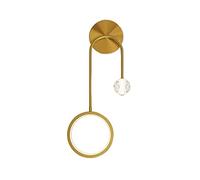 GWJKG Pendola muraletta Moderna e Lussuosa in Rame, Adatto alla Decorazione del Salotto, Stanza da Letto e Illuminazione per Il comodato