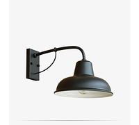 GWJKG per Porte Americane a Parete Esterna Nostalgica Balcone retrò allumee Patio Esterno Cortile Illuminazione Impermeabile Lampada da Giardino in Ferro battuto Lama