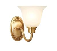 GWJKG Prononi murali Rame in Stile Nordico con paralumi Vetro creativi, apparecchi di Illuminazione Interno Montato a Camera Letto, Sala Pranzo, Soggiorno, corridoio e lampade da Parete Decorazioni
