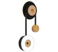 GWJKG Pronzo della in Metallo Moderno con LED 15 W, Lampada Monte a Parete Calda Uso Interno, capezzale, vanità, Camera da Letto, Scale, Soggiorno, corridoio, Decorazioni per la casa murale Artistica