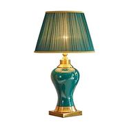 GWJKG Retro Bedroom Bedside Nightstand Desk Lamp Reading Study Office Night Light Table Lamps for Living Room Color Red Size 40 * 68cm