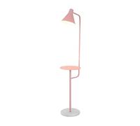 GWJKG Standing Corner Lamp with Shelves Elegant Lights Shelf Creative Metal Cute Light Floor Lamps for Living Room Color Grey Size 28