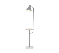 GWJKG Standing Corner Lamp with Shelves Elegant Lights Shelf Creative Metal Cute Light Floor Lamps for Living Room Color Grey Size 28