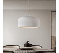 GWJKG Texture in Resina Giapponese Look Leggera Minimalista Bianca Moderna Lampada sospesa a Sospensione Elegante lampadario Regolabile con Base E27 per Cucina Isola Pranzo Bar Camera da Letto