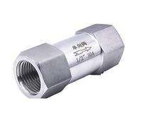 GWLQBJLHH 1/8 1/4 3/8 1/2 3/4 1 Pollici BSP Filettatura Femmina Valvola di ritegno in Acciaio Inossidabile 304 Valvola di Non Ritorno unidirezionale for Acqua Olio Gas(3/8 inch)