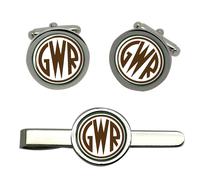 GWR Great Western Railway Gemelli E Fermacravatta Set