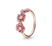 GWSGSFAS Anello da Donna Classico Brillante a Forma di Cuore in Oro Rosa con Corona Quadrata a Forma di Cuore in Argento Sterling 925 di lusso-6-verde