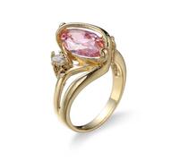 GWSGSFAS Gioielli unici alla moda dell'anello di zircone della Marquise, 8, Metallo, Zirconia cubica
