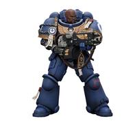 GWTCTOY JoyToy 40 K licenza originale 1:18 Action Figure, Space Marine Uitramarines Brother Chairon, kit da 5,03 pollici per action figure da collezione