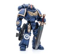GWTCTOY JoyToy GW 40K Licenza Originale 1:18 Action Figure Ultramarine Primaris Tenente Argaranthe, 12 cm Kit per action figure da collezione