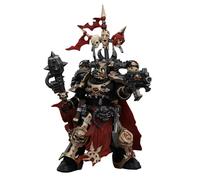 GWTCTOY JoyToy GW 40K originale 1:18 Action Figure, Chaos Space Marines Black Legion Chosen Champion with Bolter and Power Maul