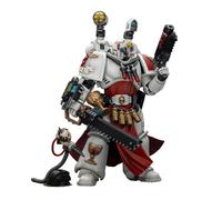 GWTCTOY JoyToy GW Original Licenza 1:18, action figure Blood Angels Sanguinary Priest with Heavy Bolt Pistol, chainsword and narthecium, altezza 12 cm