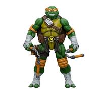GWTCTOY JoyToy Original Licenz 1:18 - Action Figure, TMNT Series Michelangelo 10,6 cm, kit per action figure da collezione