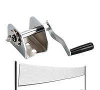 Gwtdtoad Argano Di Tensionamento Rete Pallavolo, Tenditore a Manovella, Vite Metallo Portatile per Palestra Tennis Allenamento Scuola Sport Esterno