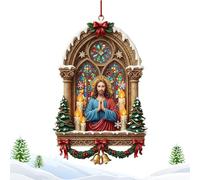 Gwtdtoad Decorazioni Per Albero Di Natale - Decorazioni Religiose Presepe - Stagionali Festive 2D Per Celebrazioni Raduni Familiari E Tradizioni