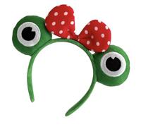 Gwtdtoad Fascia Per Capelli Occhi Da Rana Bambini - Accessorio Per Rimuovere Il Trucco - Fascia Elastiche per Capelli Trucco Donne Ragazze Tema Animale Halloween