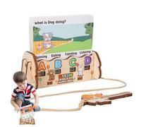 Gwtdtoad Giocattoli Educativi Per Bambini - Gioco Di Logica Educativo | Carte Flash Per Le Parole | Per Bambini Studenti Elementari Insegnanti Istruzione Di Gruppo Homeschool