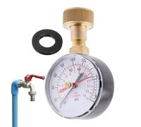 Gwtdtoad Misuratore Di Pressione Acqua - Manometro per Tubo Flessibile 0-14 BAR - Attrezzo con Filetto da 3/4 di Pollice per Casa Giardino Cucina Bagno Irrigazione Esterno Interno