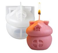Gwtdtoad per candele festive - Processo decorativo in resina 3D | Stampo per candele in silicone per casa di Natale, per colata in resina, per il giorno del Ringraziamento, autunno e inverno