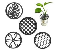 Gwtdtoad Supporti per steli di piante, 4 pezzi, stabilizzatori, per piante rampicanti, per la propagazione, la coltivazione di, Monstera, il giardinaggio, le piante in vaso e il