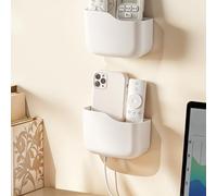 Gwtdtoad Supporto Per Telecomando Da Parete - Supporto Autoadesivo Per Dispositivo | Per Telecomando TV Con Divisorio Regolabile - Per Camera Da Soggiorno Cuffie Chiavi Home Theater