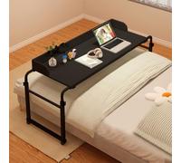 GWWBD Tavolino Computer，tavolino da Lavoro per Letto Tavolino Vassoio da Letto Divano Supporto per Notebook Pc Supporto per Laptop da Scrivania(Color:Black+)
