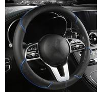 GwwEi6 Coprivolante Auto per Skoda RS VRS MK4 A8 Octavia Sportline Scout,Antiscivolo Traspirante Durevole Auto Coprivolante Accessori Auto Interno,B-Blue-Type O