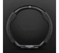 GWWXM Auto Coprivolante per Citroen AMI Electric,Pelle Microfibra Copertura Volante Antiscivolo Durevole Copri Manubrio Auto Impermeabile Volante Accessori Interno,Black